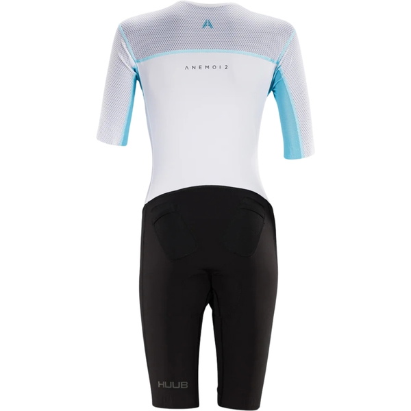 2026 Huub Womens Anemoi 2 SUB22 Trisuit ANEWSUB22FLBW - Black /White / Aqua